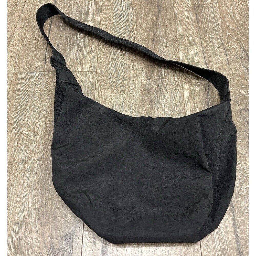 Baggu Black Nylon Medium Crescent Bag